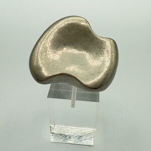 Modernist Abstract Silver Tone Ring